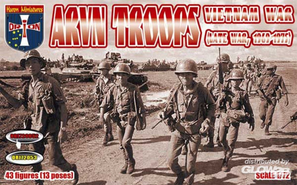 Figurines Orion Figures Troupes ARVN de la guerre du Vietnam (fin de l