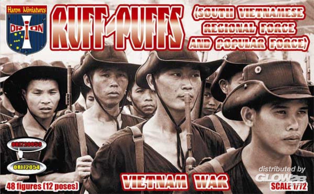 Figurines Orion Figures Ruff-Puffs (Force régionale sud-vietnamienne e