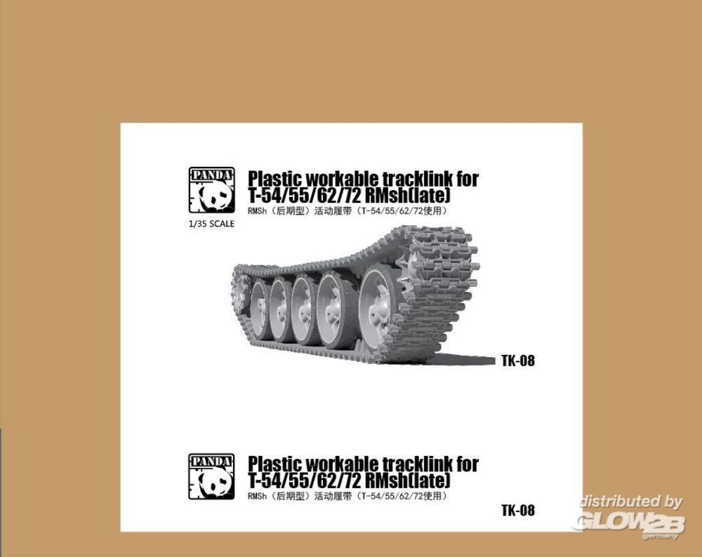  Panda Tracklink réalisable pour T-54/55/62/72 RM sh (tardif) (Plasitc