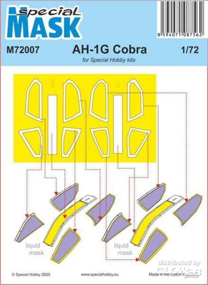  Special Hobby Masque Cobra AH-1G-1/72 - Accessoires