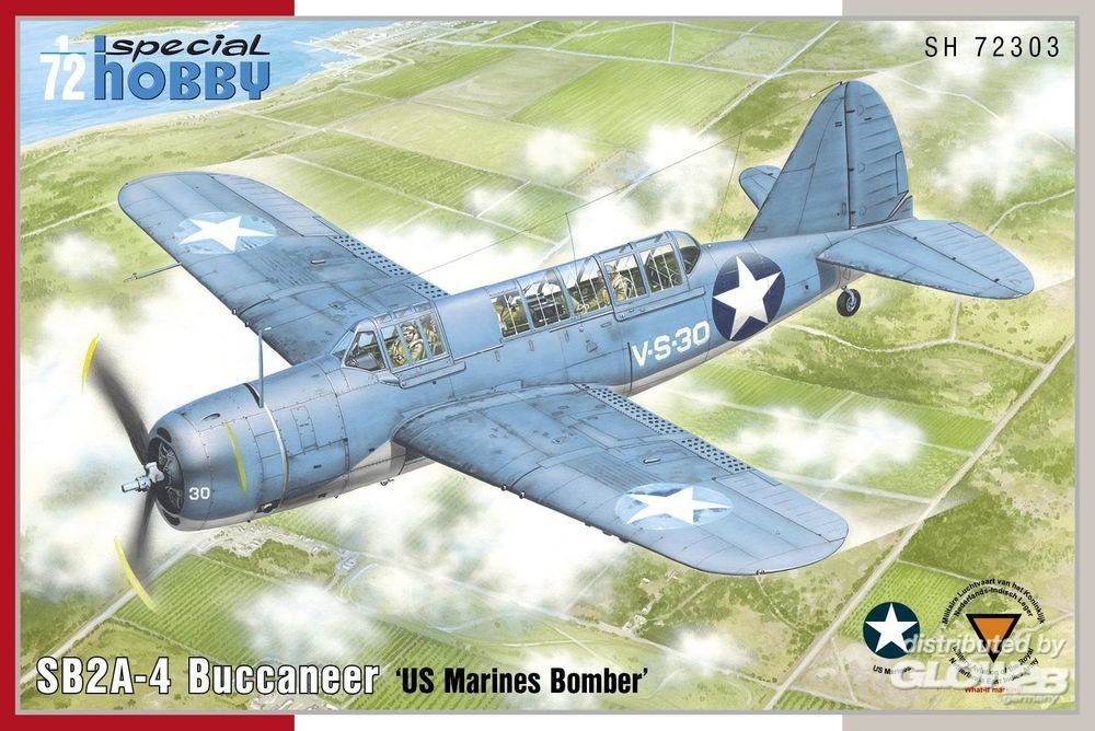 Maquette Special Hobby SB2A-4 bombardiers US Marines Buccaneer-1/72 - 