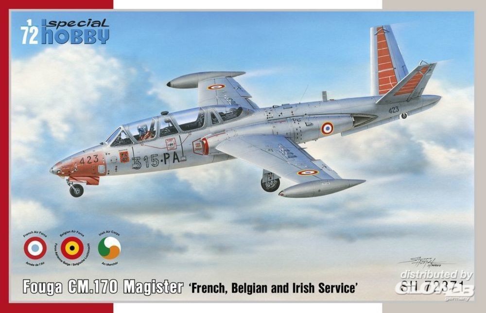 Maquette Special Hobby Fouga CM.170 Magister Service français, belge e