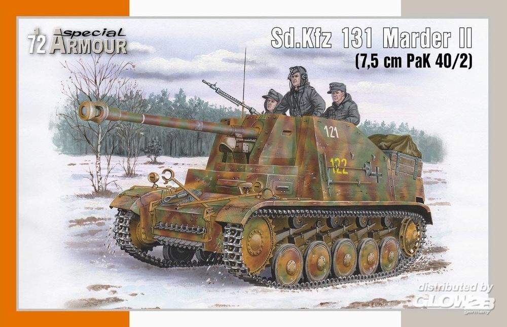 Maquette Special Hobby Sd.Kfz 131 Marder II (7,5 cm PaK 40/2)-1/72 - M