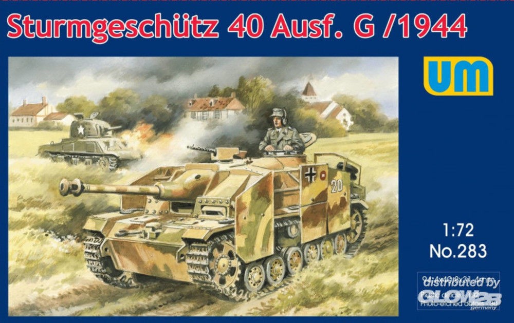 Maquette Unimodel Sturmgeschutz 40 Ausf.G / 1944-1/72 - Maquette milit