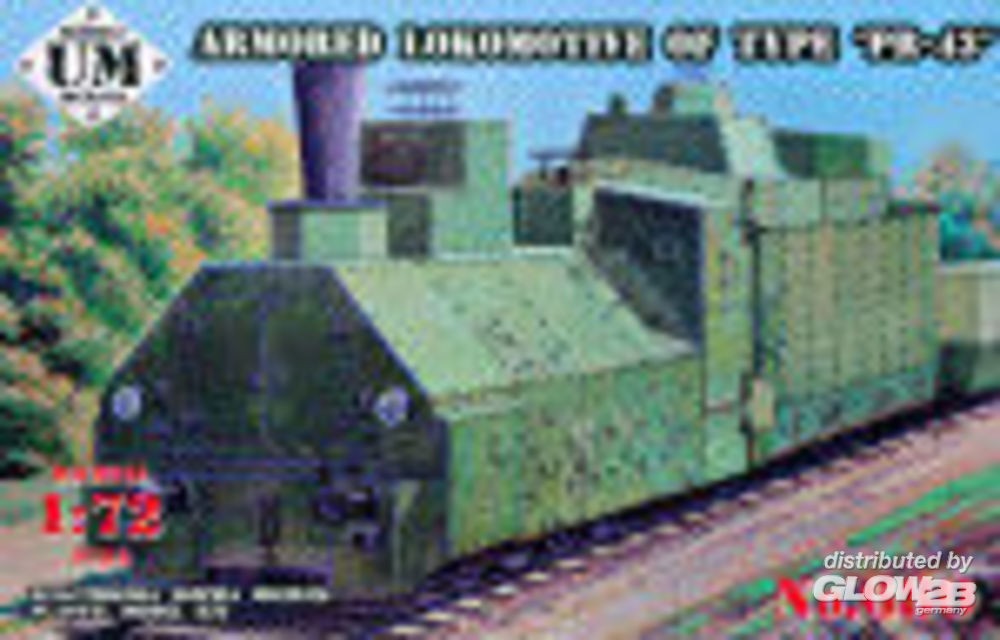  Unimodel Locomotive blindée de type PR-43-1/72 - Maquette de train