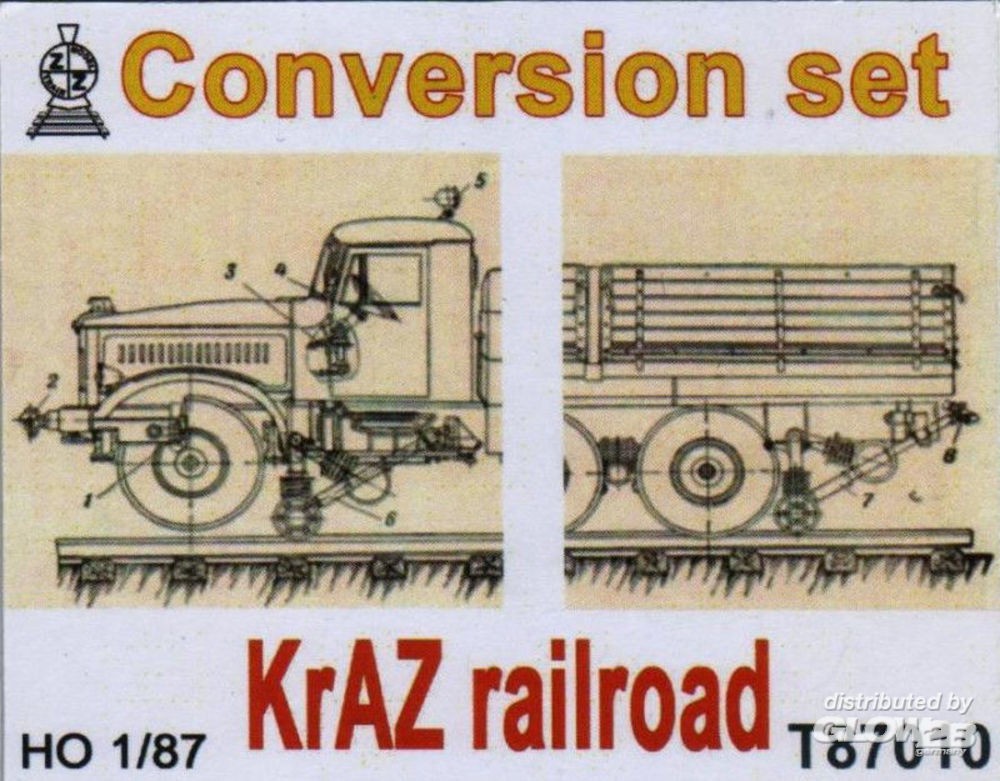  ZZ Modell Chemin de fer KrAZ (kit de conversion)- 1/87 - Maquette de