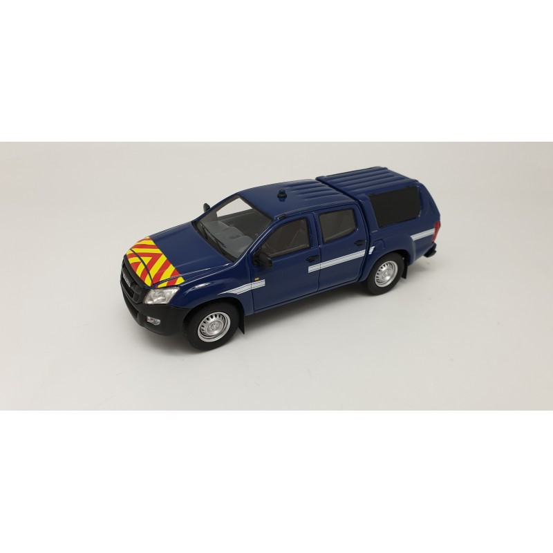 Miniature ALARME ISUZU D-MAX INTERVENTION BLEUE- - Miniature automobil