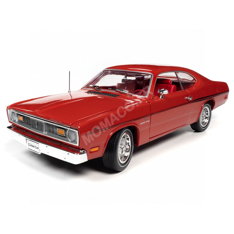 Miniature American Muscle PLYMOUTH DUSTER HARDTOP 1970 ROUGE- - Miniat