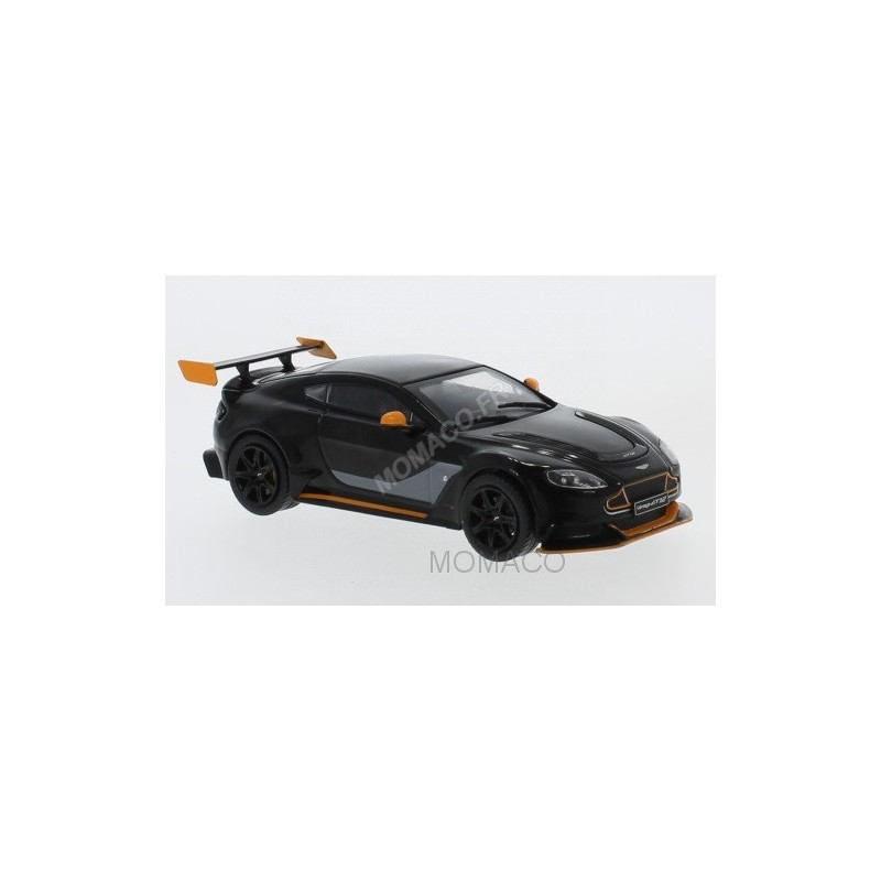 Miniature IXO MODELS ASTON MARTIN VANTAGE GT 12 2015 NOIRE/ORANGE- - M