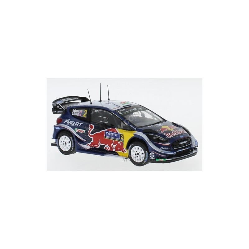 Miniature IXO MODELS FORD FIESTA WRC 2 EVANS/BARRIT RALLYE FINLANDE 20
