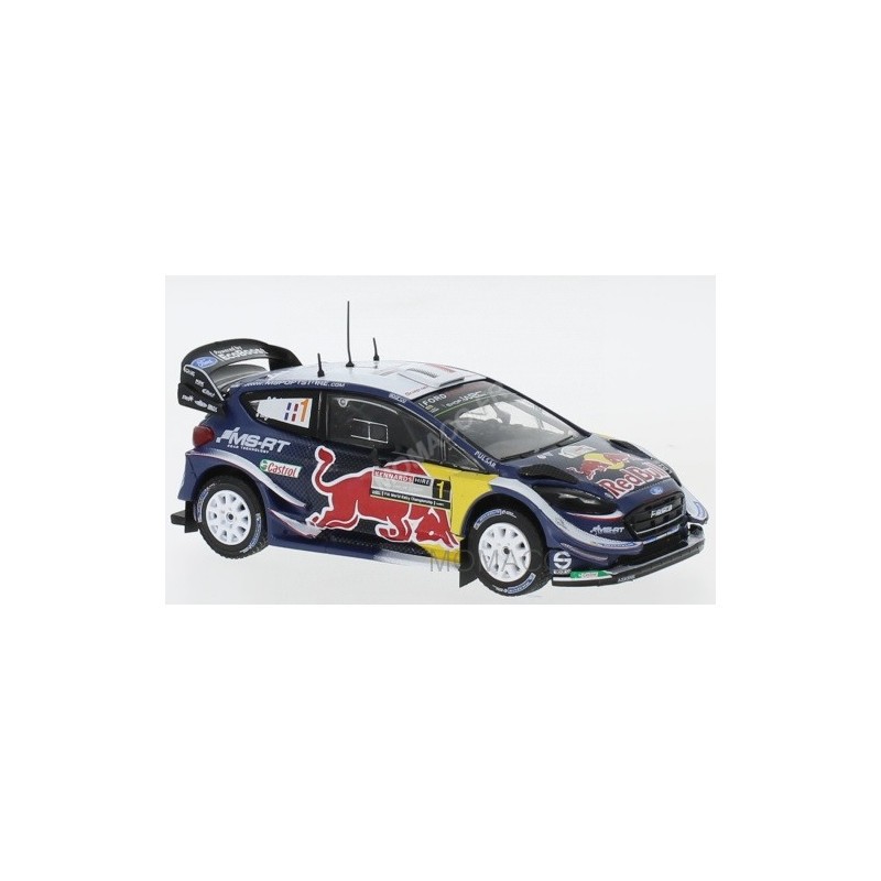 Miniature IXO MODELS FORD FIESTA WRC 1 OGIER/INGRASSIA RALLYE AUSTRALI