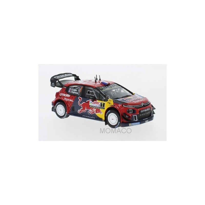 Miniature IXO MODELS CITROEN C3 4 OGIER/INGRASSIA WRC RALLYE DE CHILI 