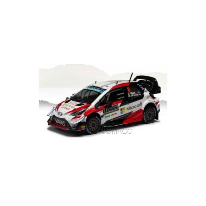 Miniature IXO MODELS TOYOTA YARIS WRC 8 TANAK/JARVEOJA RALLYE MONTE CA