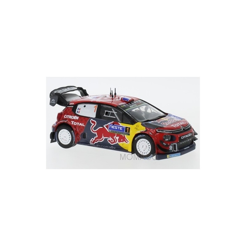 Miniature IXO MODELS CITROEN C3 WRC 1 OGIER/INGRASSIA RALLYE DE FINLAN
