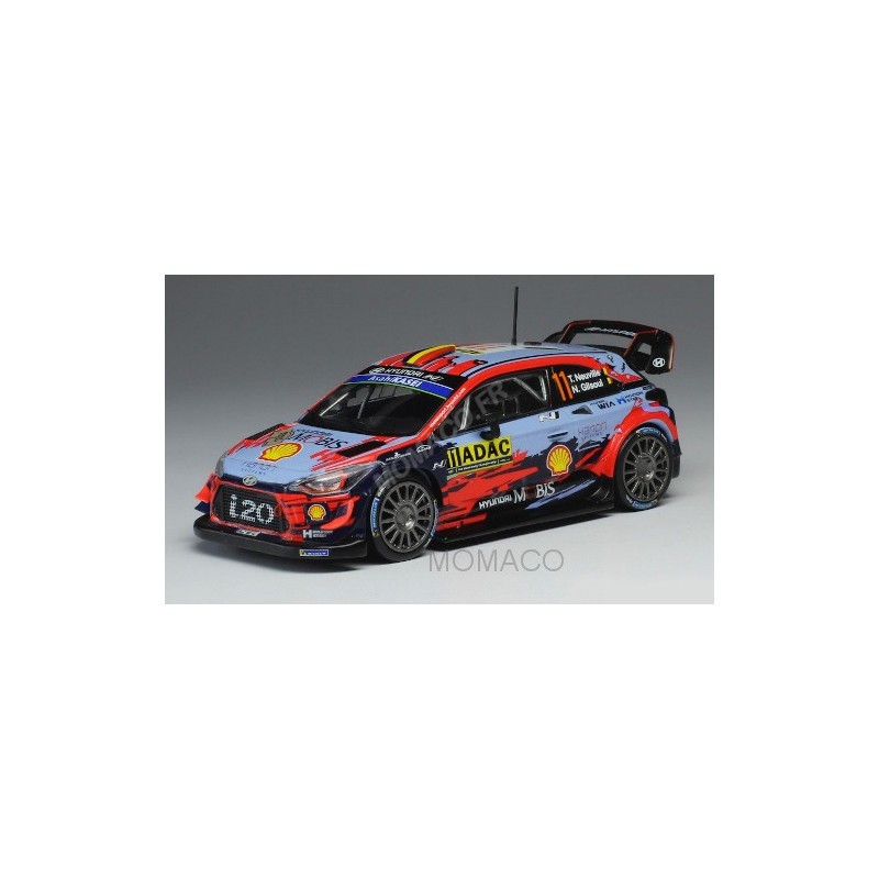 Miniature IXO MODELS HYUNDAI I20 WRC 11 NEUVILLE/GILSOUL RALLYE D'ALLE