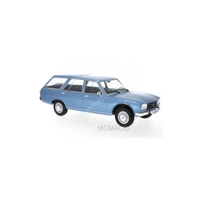 Miniature MODEL CAR GROUP PEUGEOT 504 BREAK 1976 BLEUE- - Miniature au