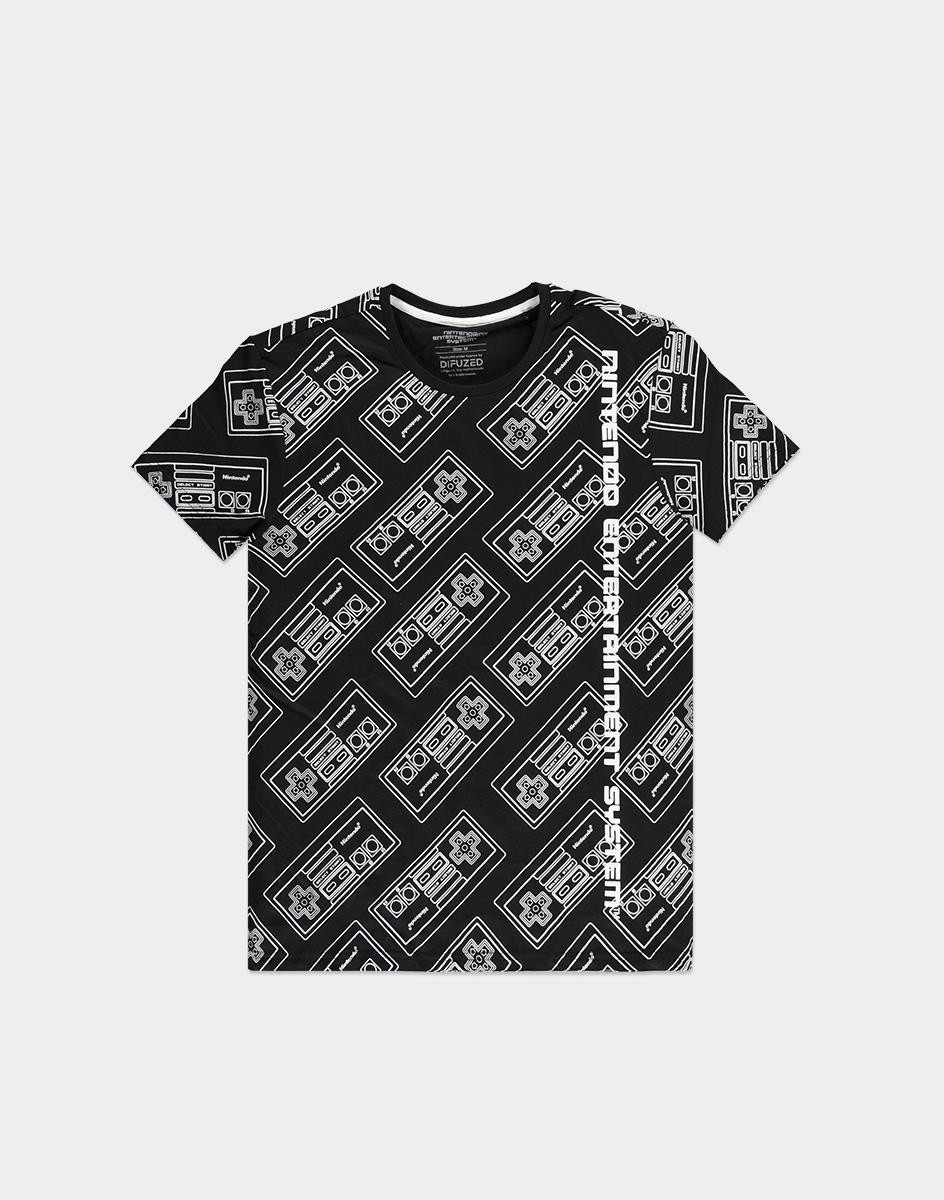  Difuzed Nintendo: NES All Over Print T-Shirt Taille S- - T-shirts