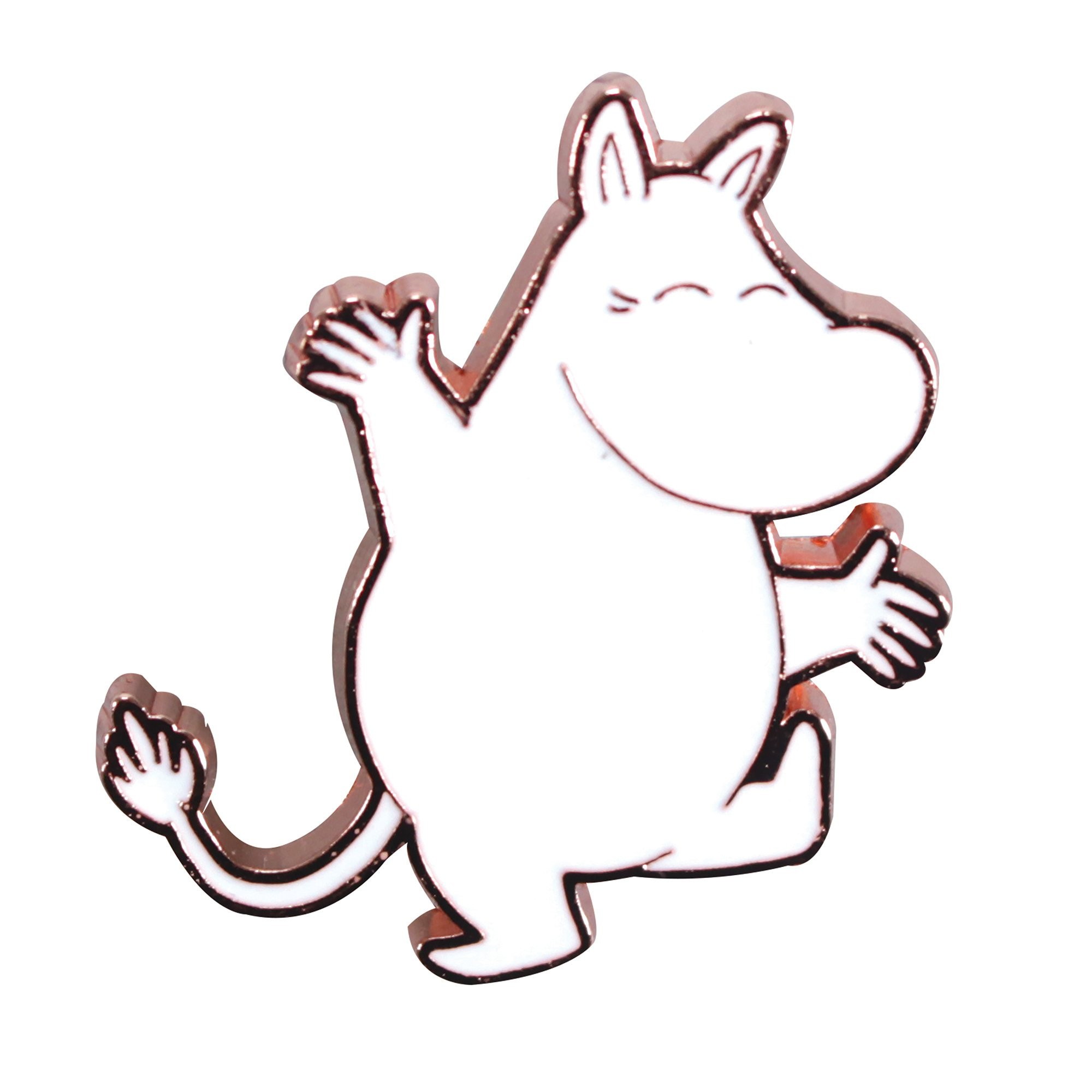  Half Moon Bay Moomin: Badge d'épingle en émail Moomin Troll- - Pin's