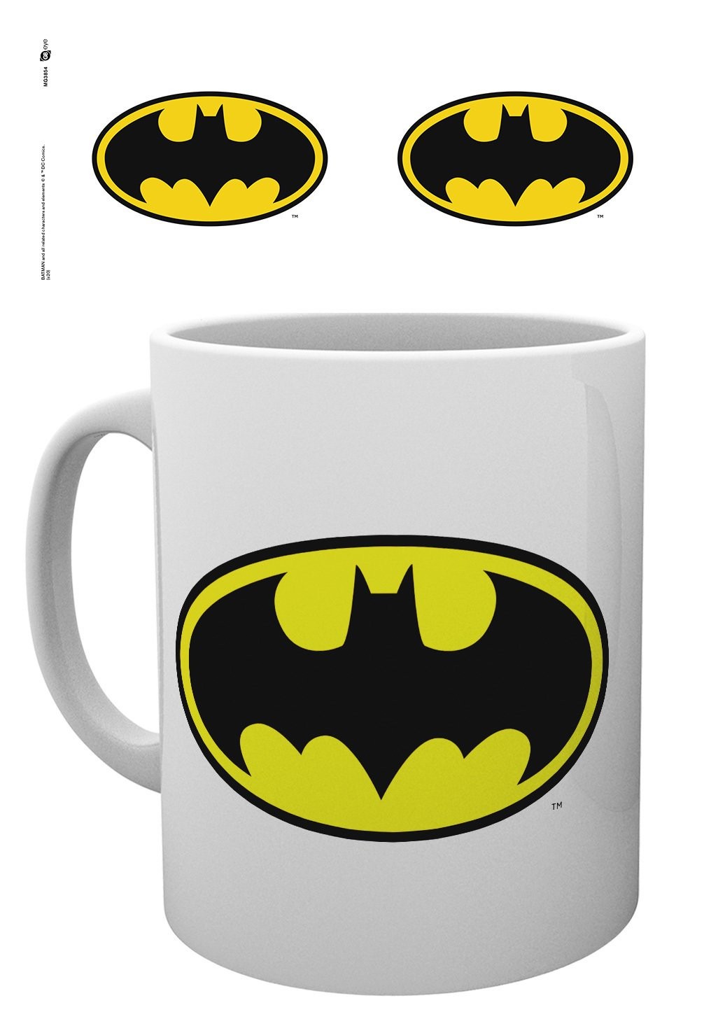  Hole in the Wall DC Comics: Tasse de symbole de chauve-souris- - Mugs