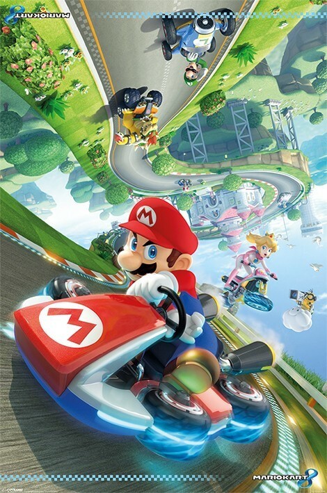  Hole in the Wall Mario Kart 8: Flip Poster Affiche 91 x 61 cm- - Post