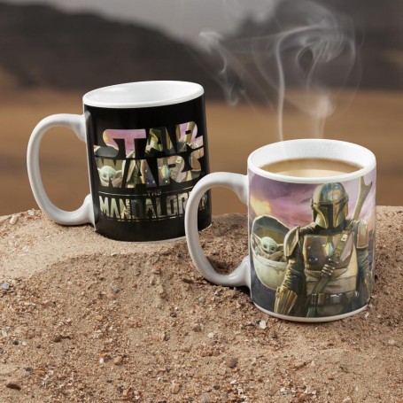  Star Wars: The Mandalorian - Mug thermo-réactif mandalorien