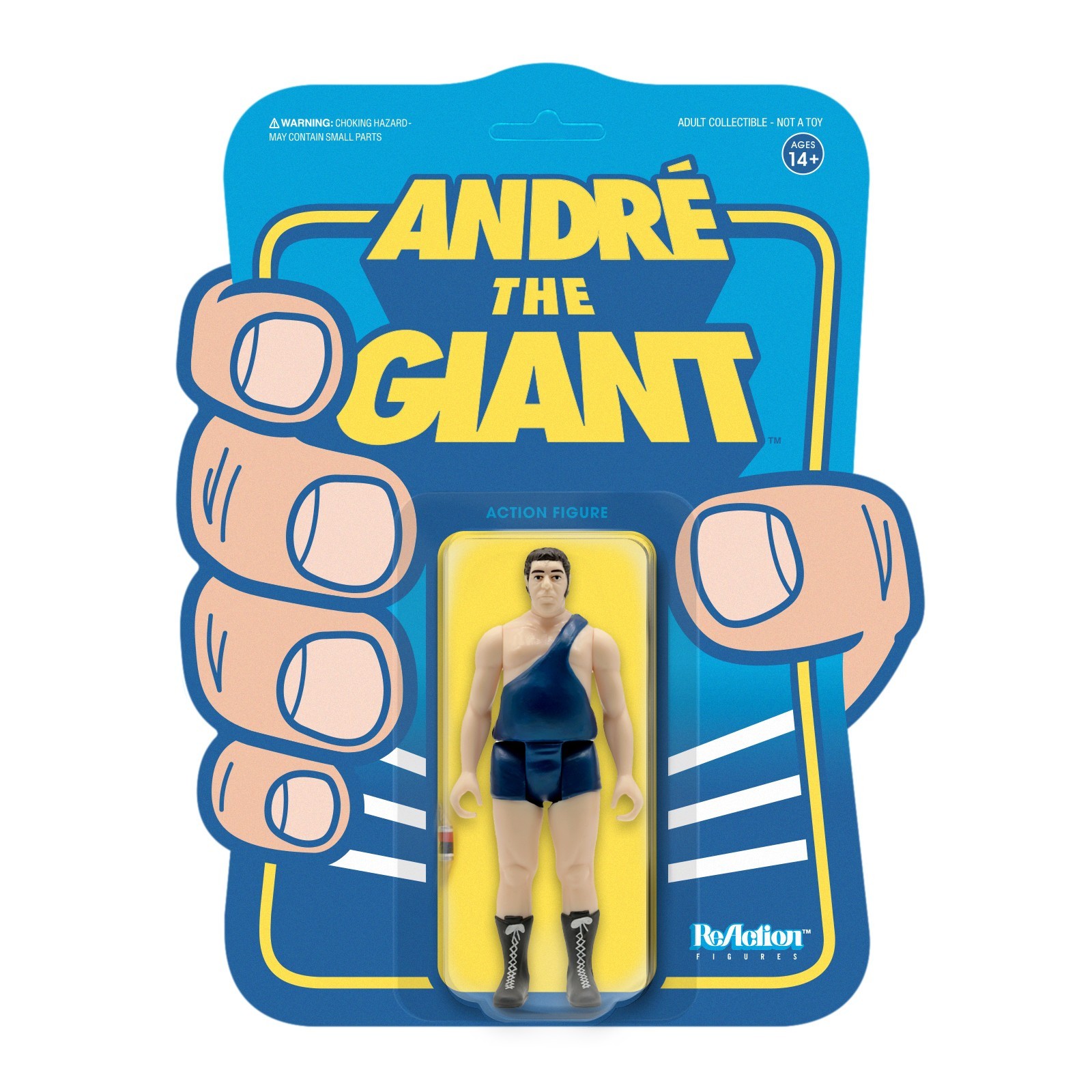  Super7 Andre the Giant: Andre Singlet - Figurine ReAction de 3,75 pou