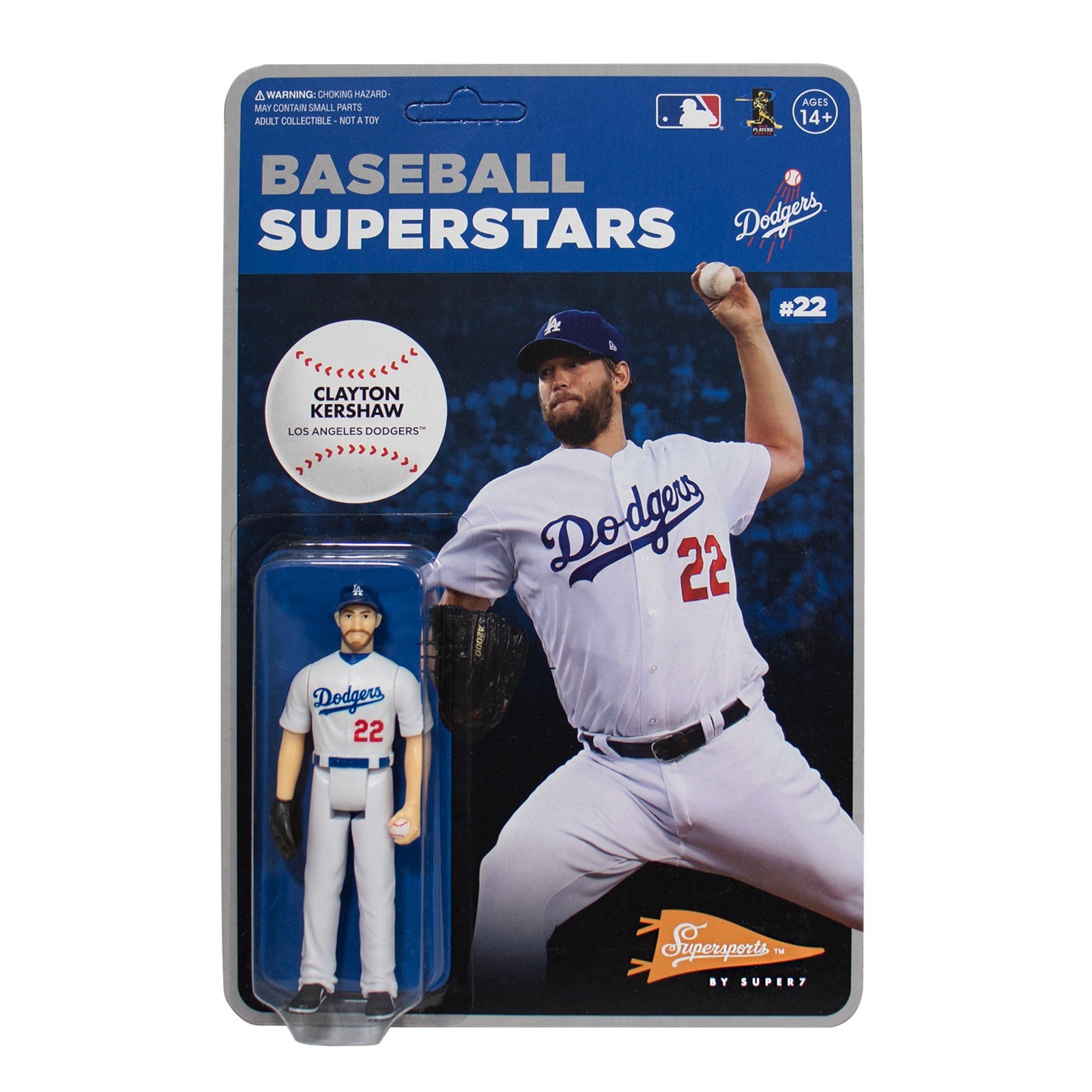 Figurine Super7 MLB Modern Wave 1: Los Angeles Dodgers - Clayton Kersh