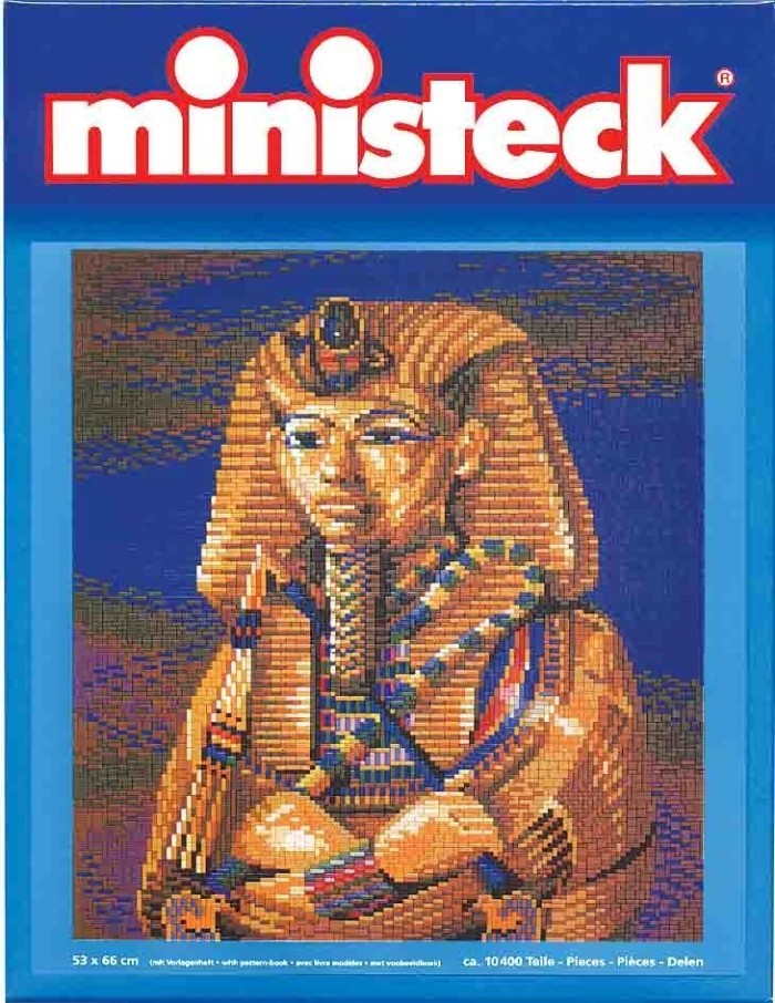  Ministeck Puzzle Ministeck: Tutanchamun- - Puzzle
