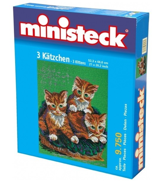  Ministeck Puzzle Ministeck: 3 chats- - Puzzle
