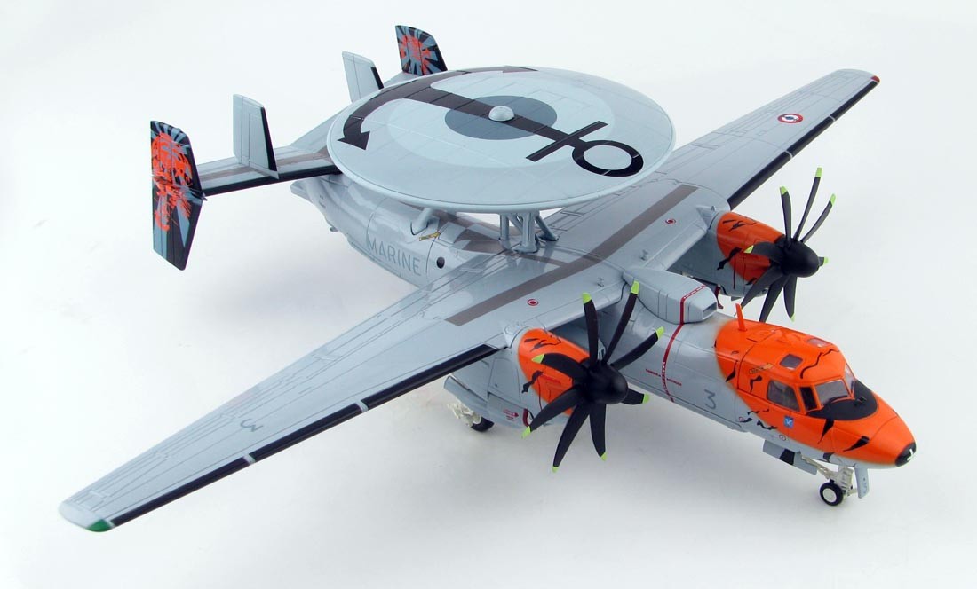 Miniature HobbyMaster E-2C Hawkeye Flottille 4F Aéronavale Tiger Meet