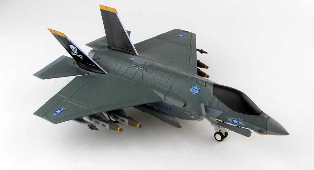 Miniature HobbyMaster F-35C Lightning II Pole Test Scheme 2012-1/72 