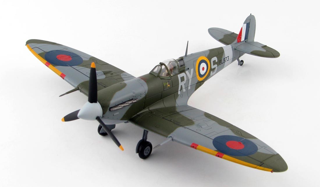 Miniature HobbyMaster Spitfire Mk.Vb No.313 Squadron, F/L Stanislav Fe