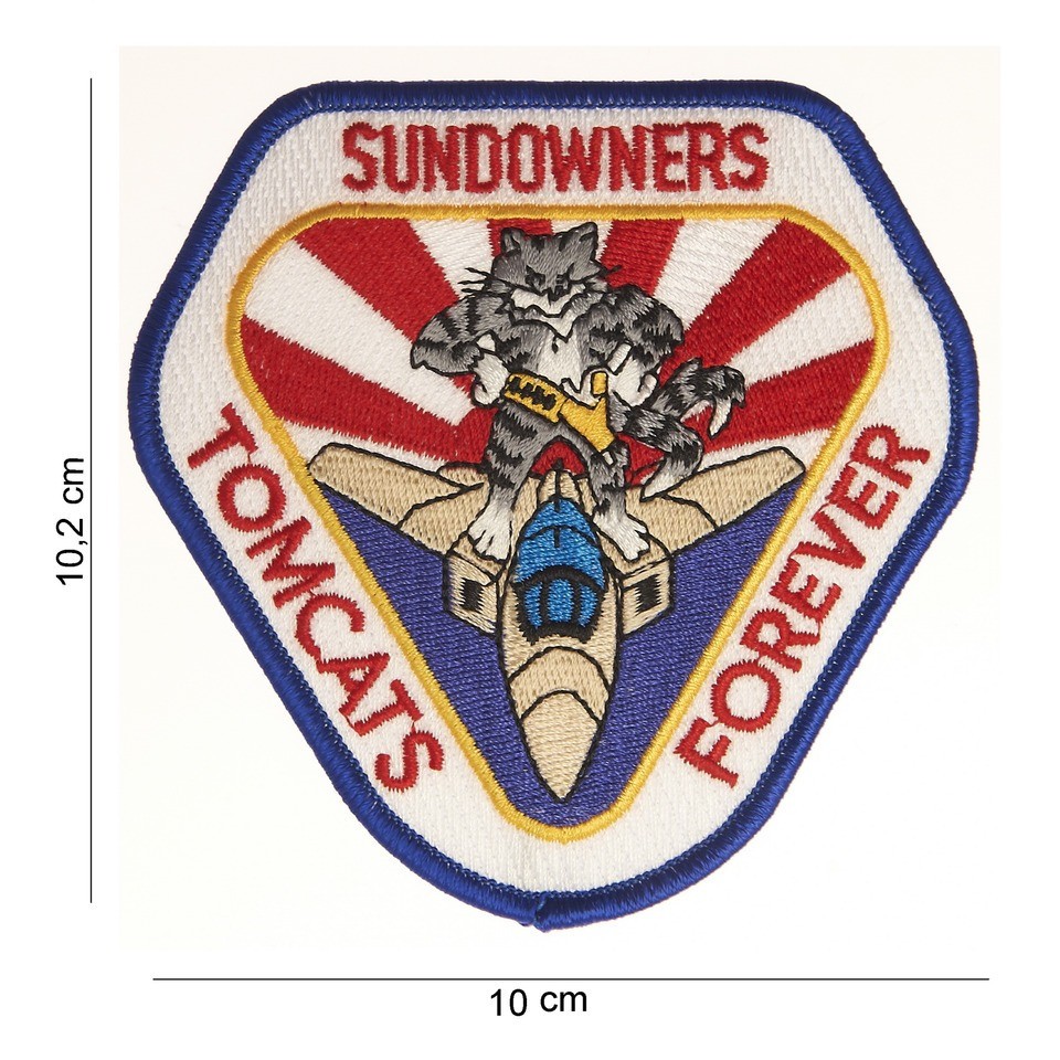  Pilots Station Patch Sundowners Tomcat Forever- - Patches et stickers