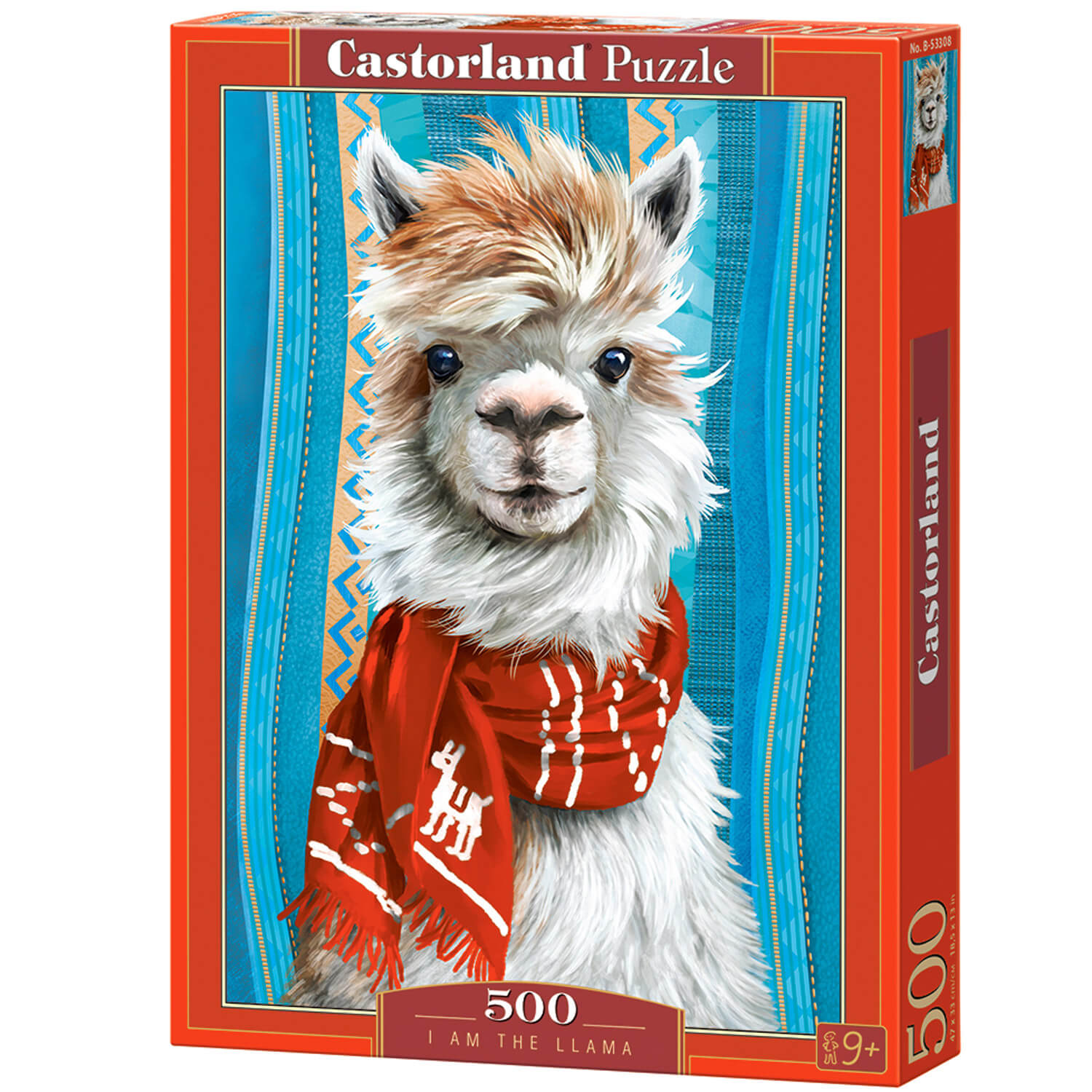  Castorland Je suis le Lama, Puzzle 500 Teiles- - Puzzle