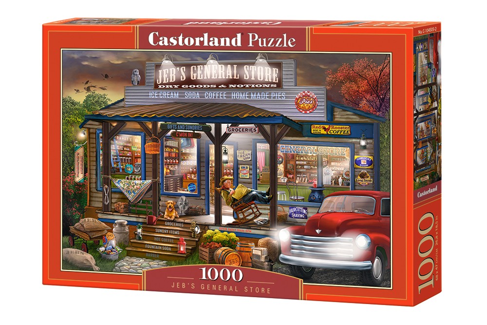  Castorland Magasin général Jeb, Puzzle 1000 Teile- - Puzzle