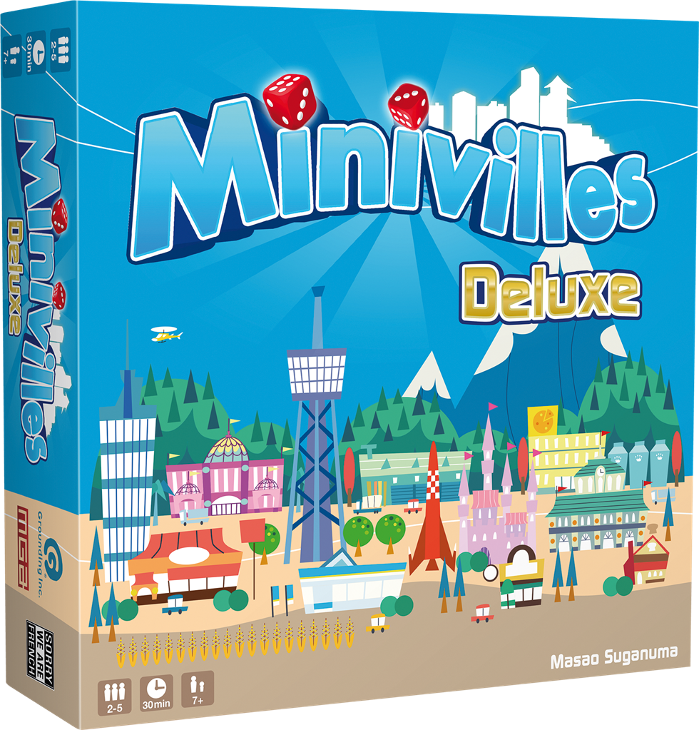 Jeu Moonster Games Minivilles Deluxe- - Jeux de societe