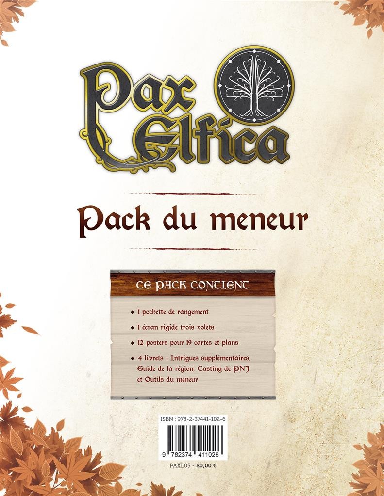  Respell Pax Elfica : Pack du meneur- - Jeux de rôles