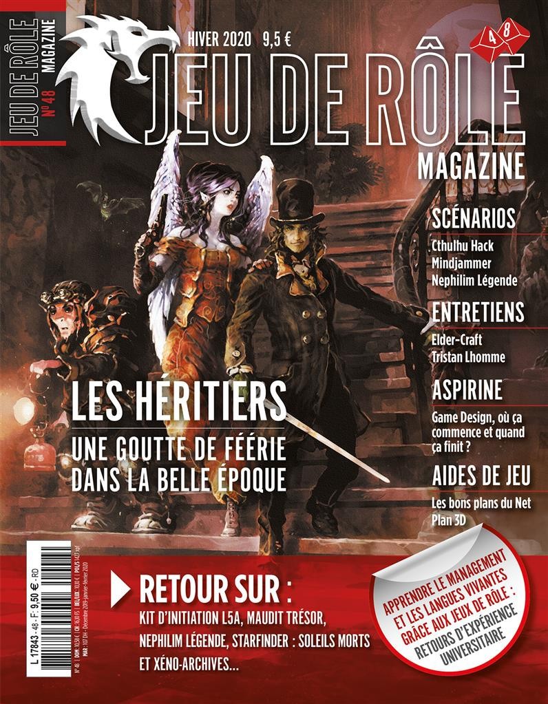  Titam Jeu de Rôle Magazine N°48 (Hiver 2019)- - Jeux de rôles