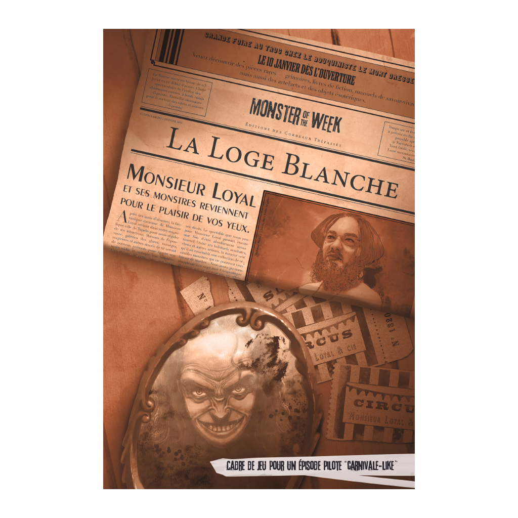  Book in Game Monster of the Week : La Loge blanche- - Jeux de rôles