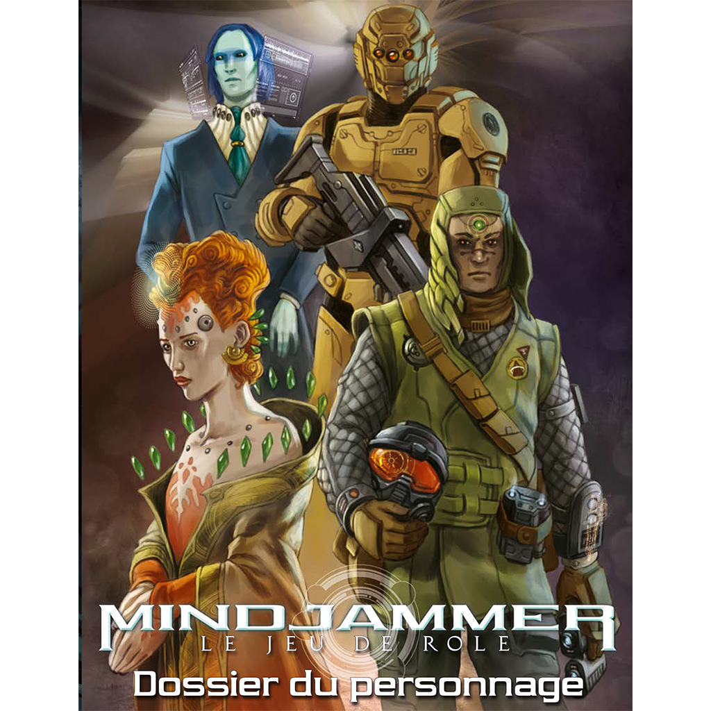  Book in Game Mindjammer : Dossier du Personnage- - Jeux de rôles