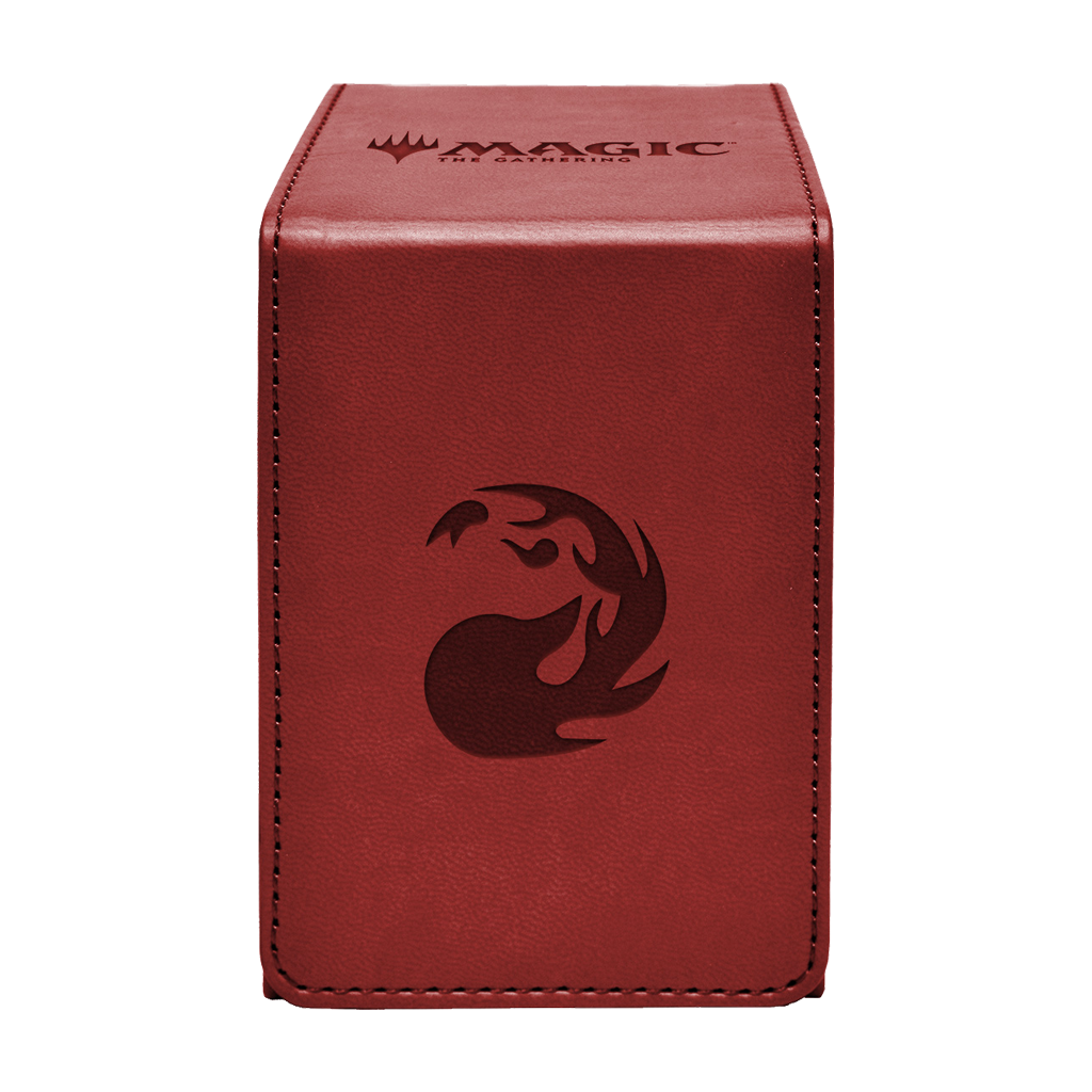  Ultra Pro MTG : Boîte aimantée Alcove Rouge- - Boîtes pour cartes