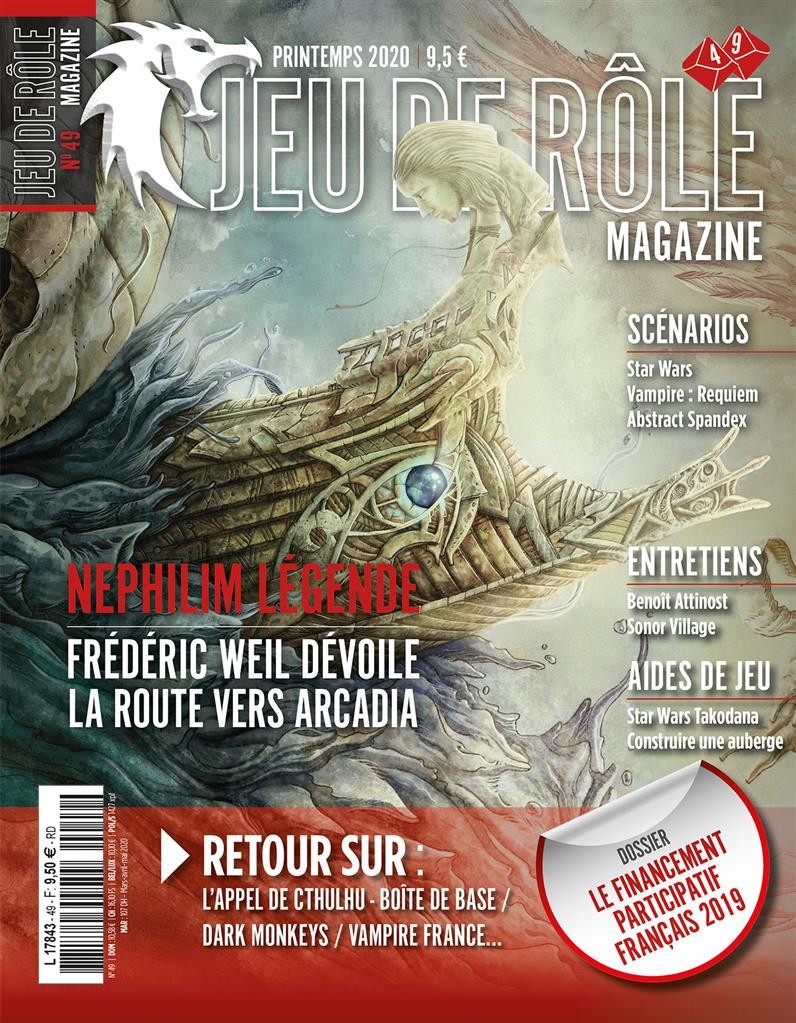  Titam Jeu de Rôle Magazine N°49 (Printemps 2020)- - Jeux de rôles