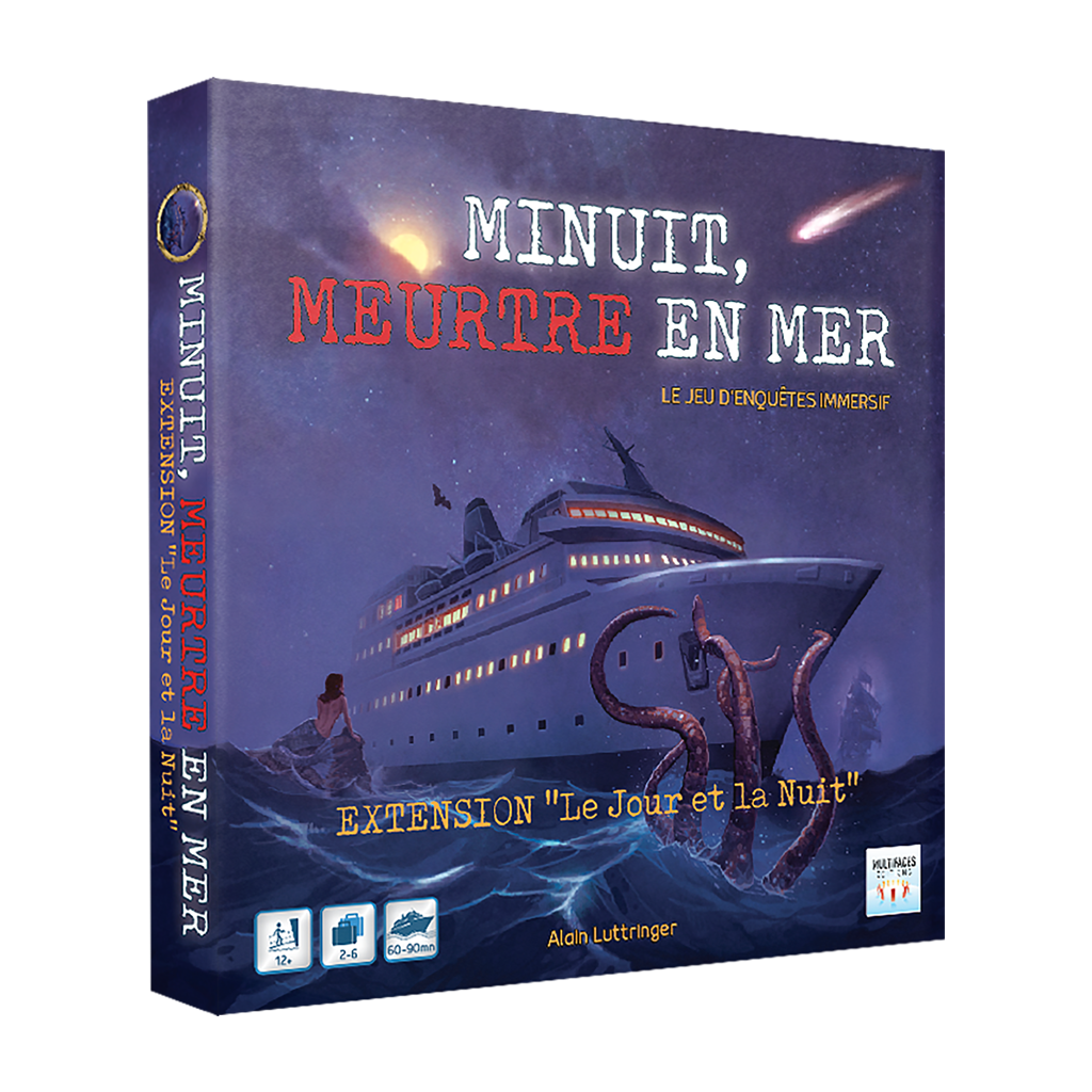 Jeu Multifaces Edition Minuit, Meurtre en Mer- Ext Le Jour et la Nuit