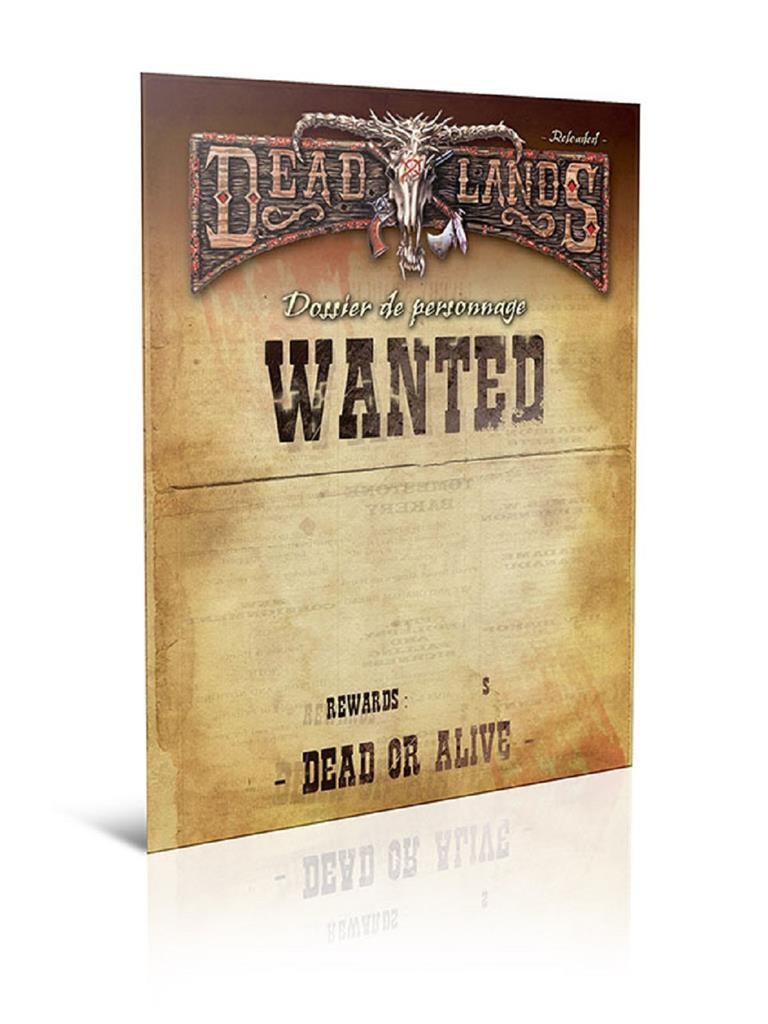  Black Book Editions Deadlands : Dossier de Personnages- - Jeux de rôl