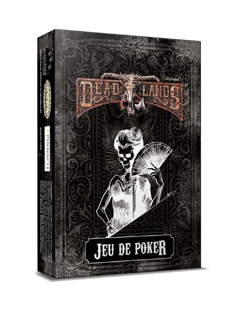  Black Book Editions Deadlands : Jeu de Poker Noir- - Jeux de rôles