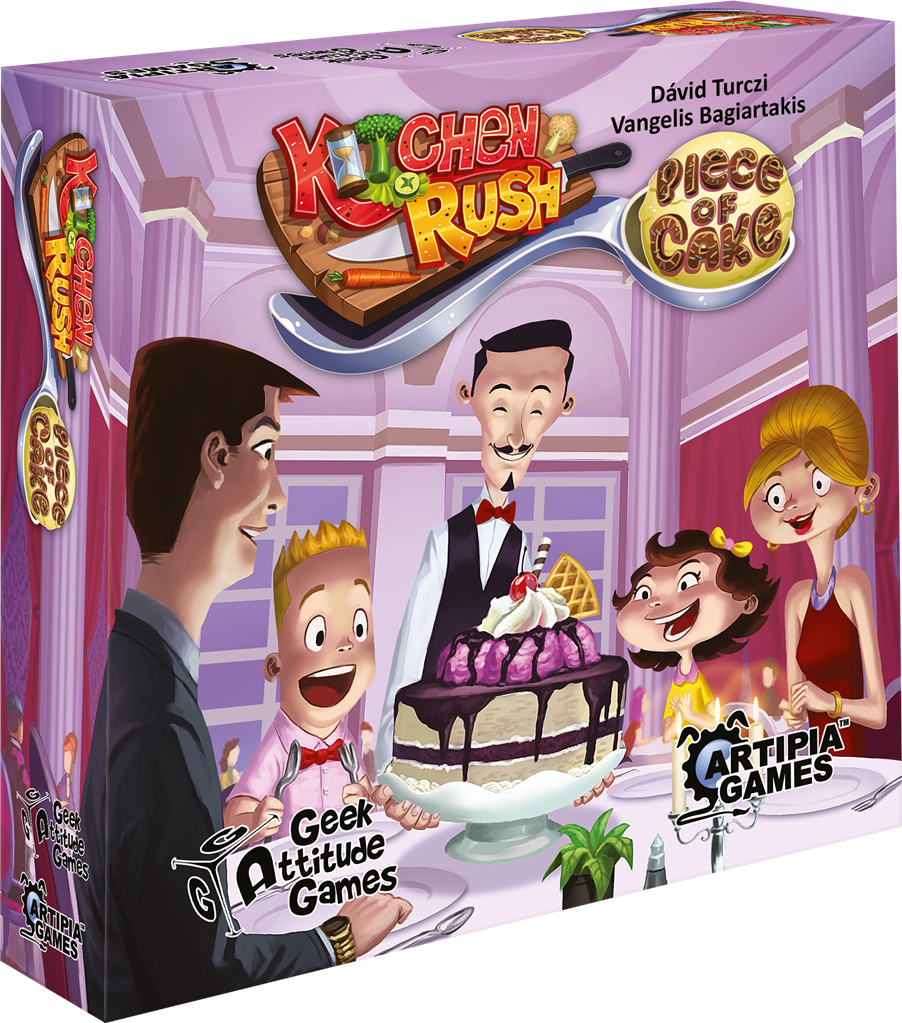 Jeu Geek Attitude Games Piece of Cake : Kitchen Rush- - Jeux de societ