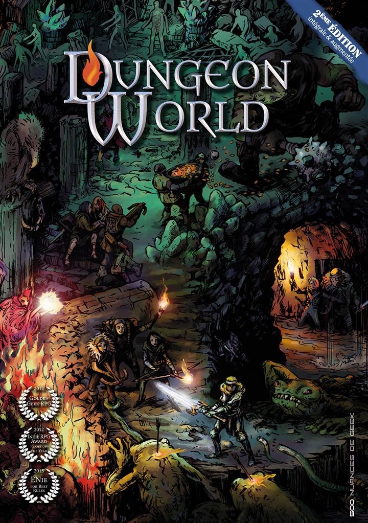  500 nuances de geek Dungeon World : Seconde Edition, Livre- - Jeux de