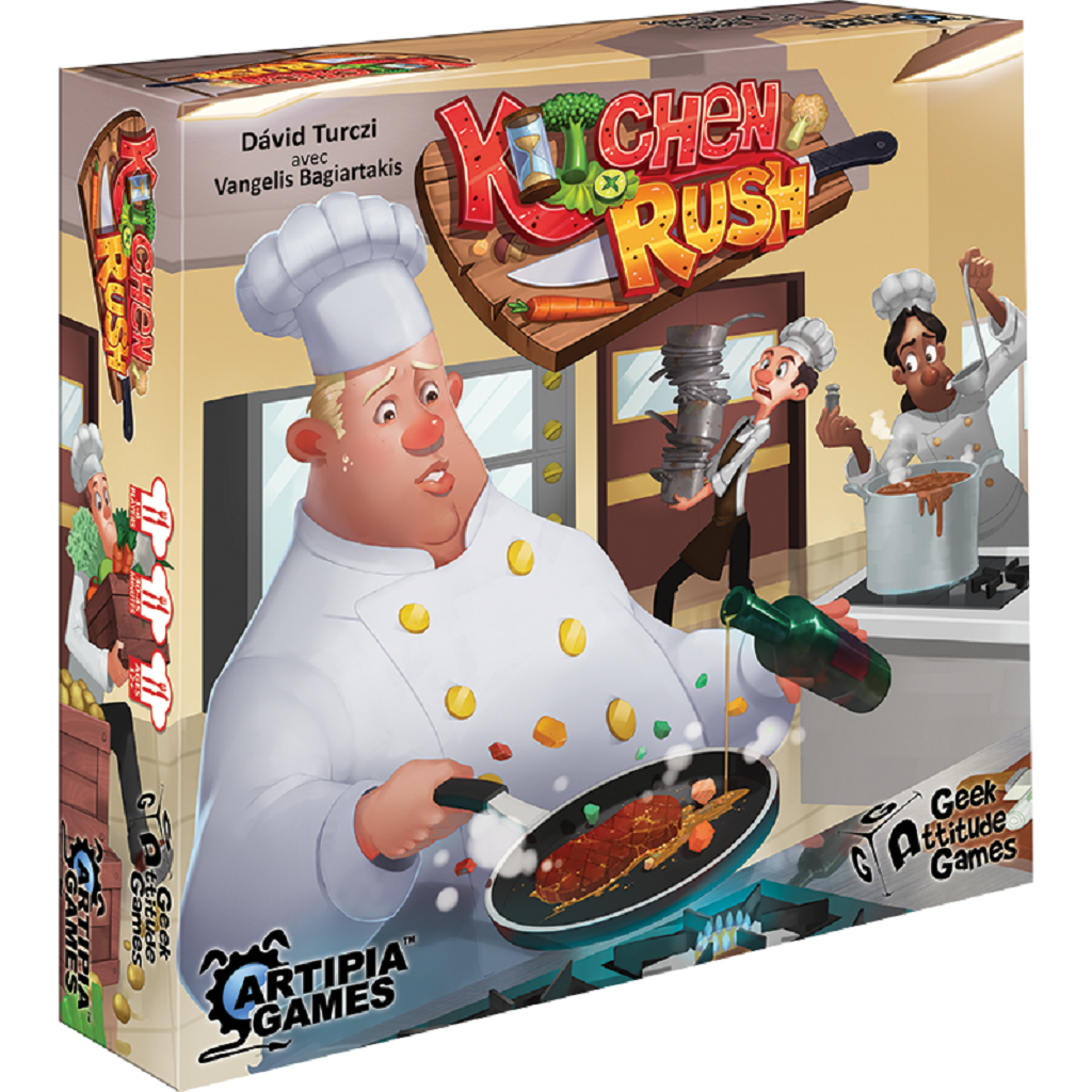 Jeu Geek Attitude Games Kitchen Rush FR- - Jeux de societe