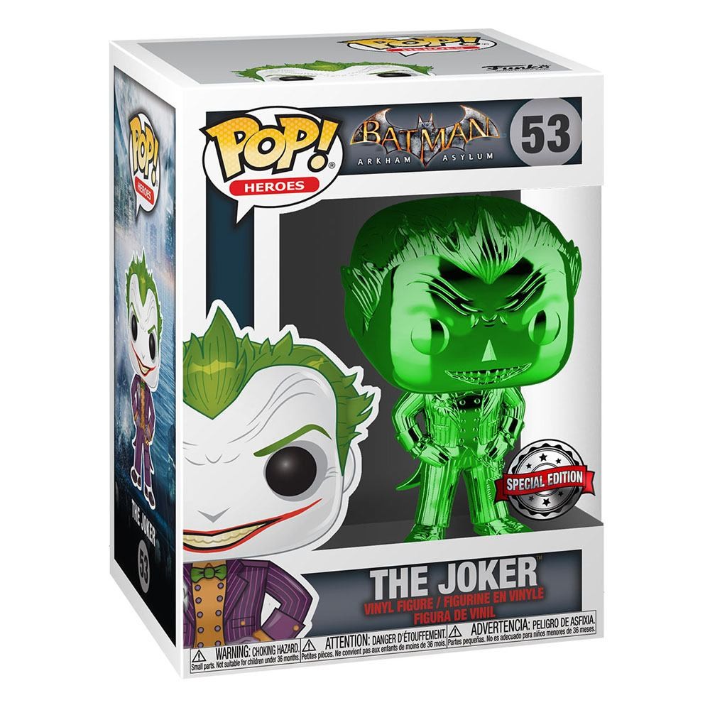  Funko DC POP! Heroes Vinyl figurine The Joker (Green Chrome) 9 cm- - 