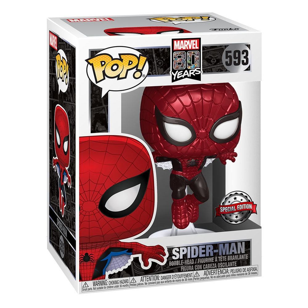  Funko Marvel 80th POP! Marvel Vinyl figurine Spider-Man (First Appear